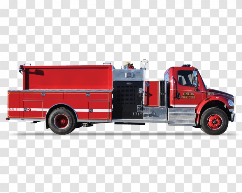 Fire Engine Model Car Department Commercial Vehicle - Semitrailer Truck Transparent PNG