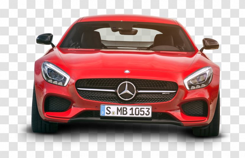 Sports Car Mercedes-Benz AMG GT - Automotive Exterior - Mercedes Red Front Transparent PNG