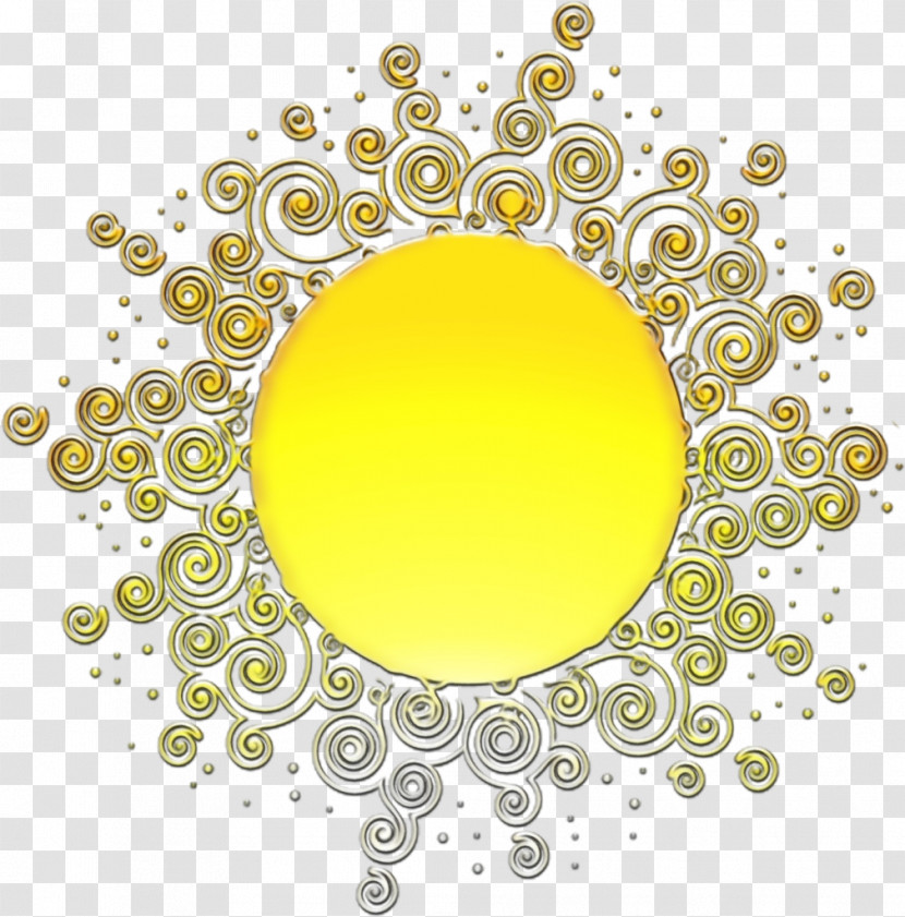 Circle Yellow Point Font Pattern Transparent PNG