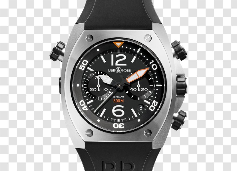 Automatic Watch Bell & Ross Chronograph Strap - Accessory Transparent PNG