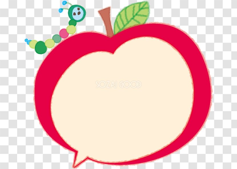 Fruit トヨタカローラ千葉 茂原マイカーセンター Clip Art Illustration Speech Balloon - Heart - Apple Transparent PNG