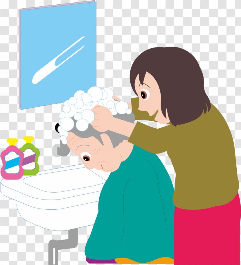 Cartoon Capelli Shampoo - Nose - To The Elderly Transparent PNG