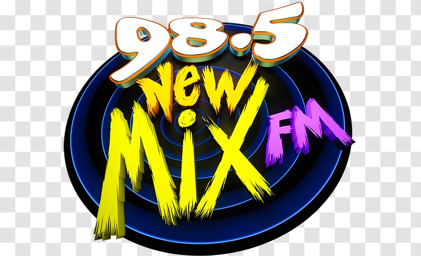 98.5 New Mix FM Broadcasting Radio WBZ-FM CHMP-FM - Watercolor Transparent PNG