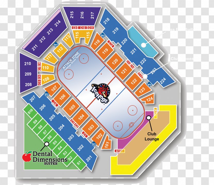BMO Harris Bank Center Rockford IceHogs Of Montreal - Game - Brad Paisley Transparent PNG