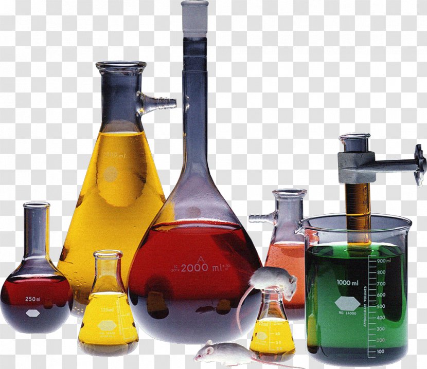 Laboratory Flasks Chemistry Clip Art - Bottle Transparent PNG