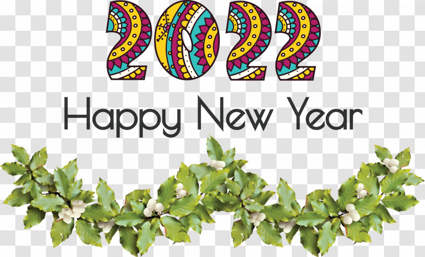 2022 Happy New Year 2022 New Year 2022 Transparent PNG