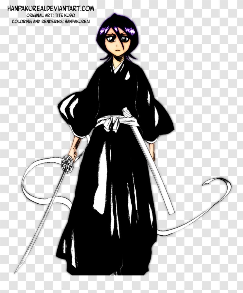 Rukia Kuchiki Ichigo Kurosaki Soifon Rangiku Matsumoto Jūshirō Ukitake - Watercolor - Tite Kubo Transparent PNG