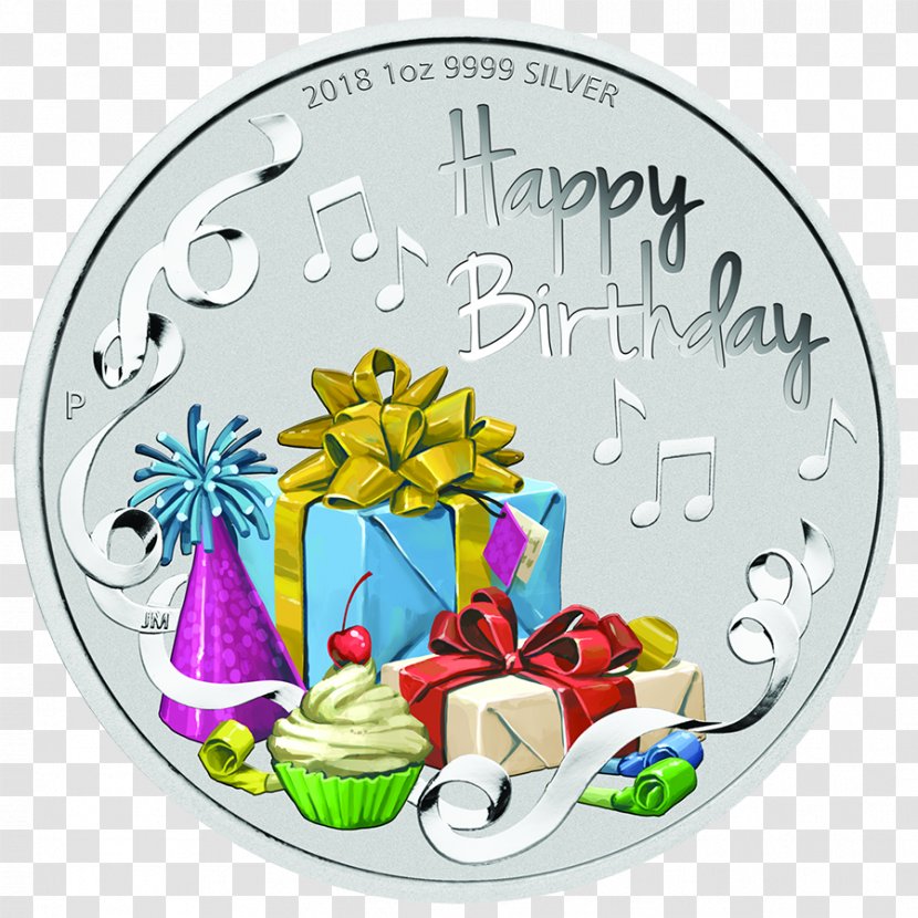 Perth Mint Birthday Silver Coin Proof Coinage - Party Transparent PNG