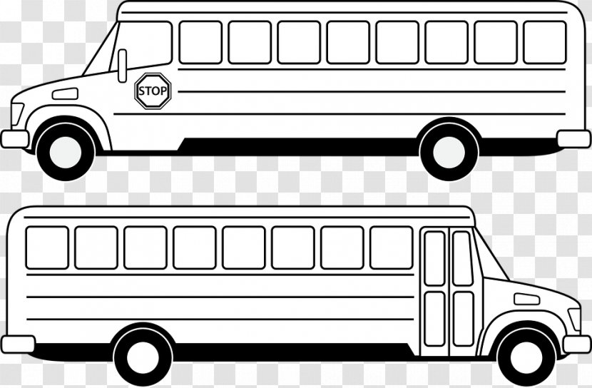 School Bus Drawing Vector Graphics Clip Art - Traffic Stop Laws Transparent PNG