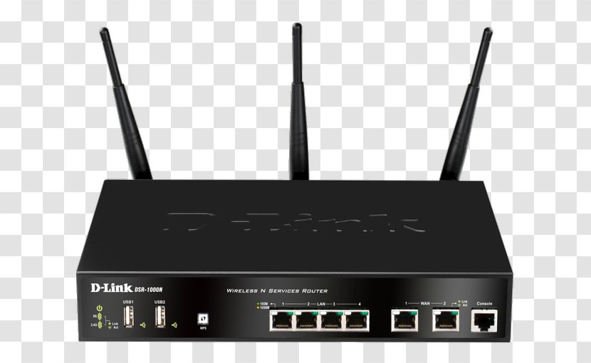 D-Link DSR-500N Router IEEE 802.11n-2009 DSL Modem - Wireless - U56e2u62dc Transparent PNG