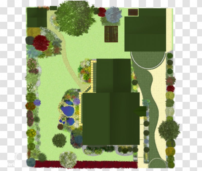 House Garden Technical Drawing Project - Rectangle Transparent PNG