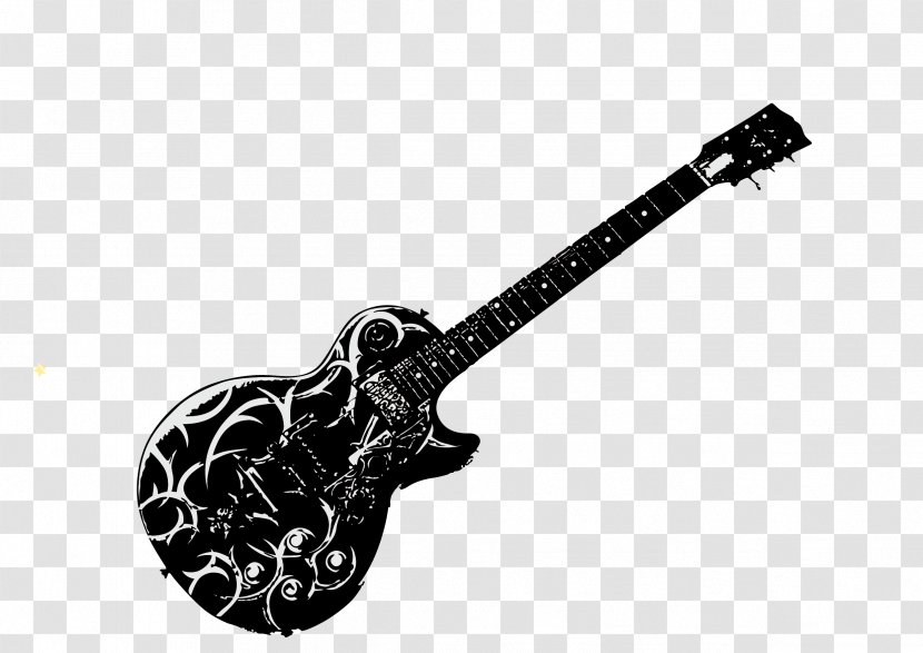 Ukulele Acoustic Guitar Electric - Musical Instrument Accessory - Painted Vector Transparent PNG