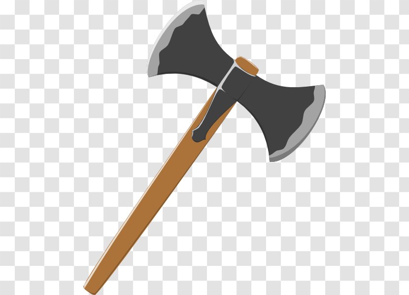 Battle Axe Hatchet Clip Art - Dane - Viking Cliparts Transparent PNG