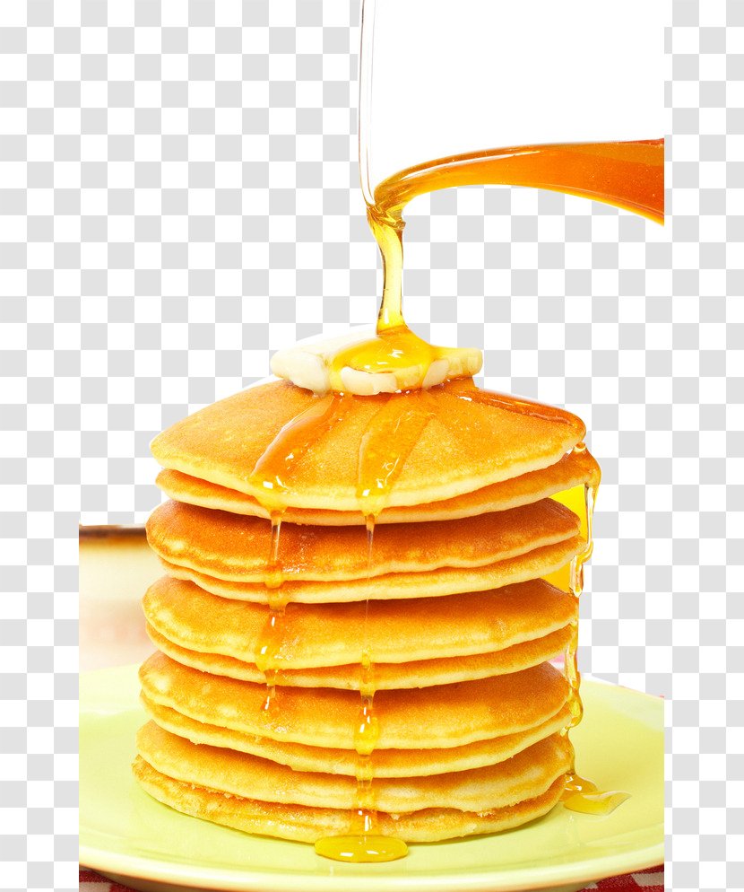 Pancake Crxeape Fritter Breakfast Wallpaper - Honey Fruit Material Transparent PNG