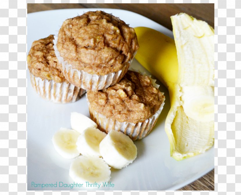 Muffin Bran Baking Flavor - Banana Bread Transparent PNG
