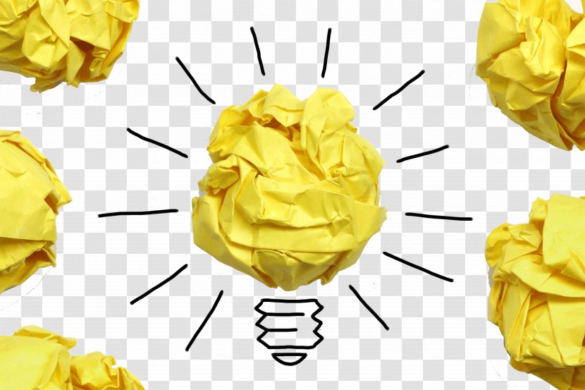 New Product Development Innovation Marketing Idea - Creativity Techniques - Ball Of Paper And Light Bulbs Transparent PNG