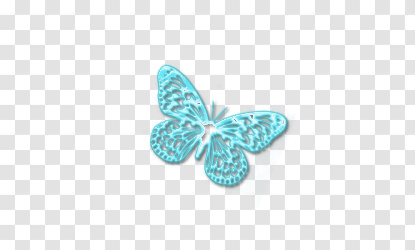 Turquoise - Moths And Butterflies Transparent PNG