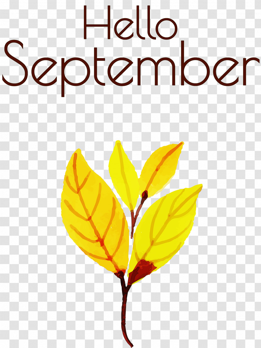 Hello September September Transparent PNG