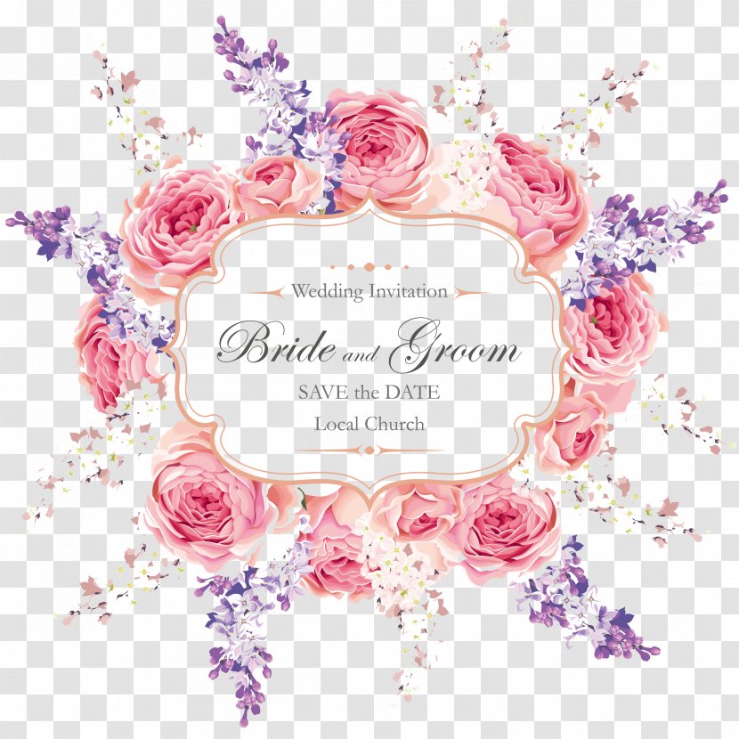 Wedding Invitation - Greeting - Pattern Cards Transparent PNG
