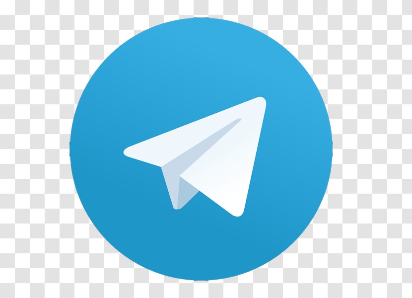 Telegram Logo - Azure - Page Footer Transparent PNG