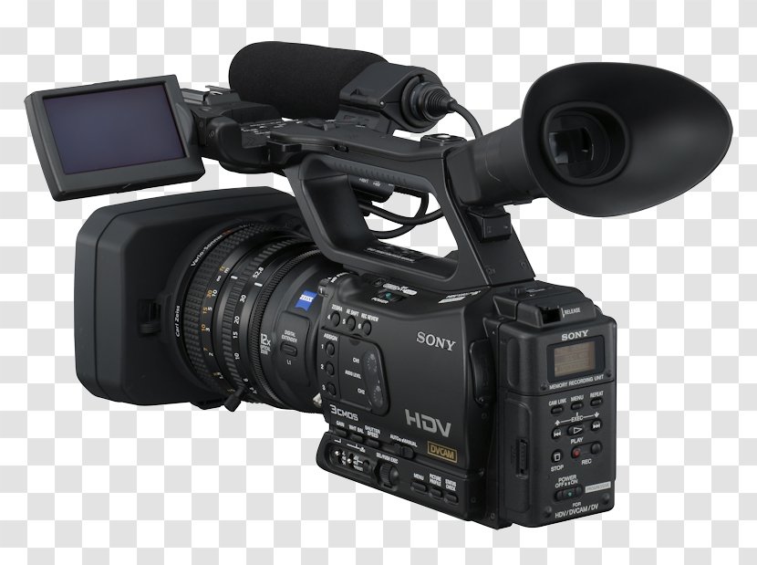 HDV Sony HVR-Z7E Video Cameras HVR-Z7U - Optics - Camera Transparent PNG
