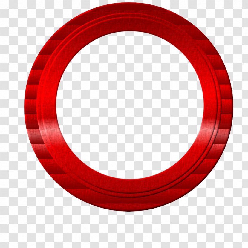 Red Circle - Texture Mapping - Ring Transparent PNG