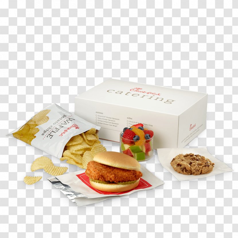 Fast Food Chicken Sandwich Breakfast Chick-fil-A Lunch - Restaurant - Catering Menu Transparent PNG