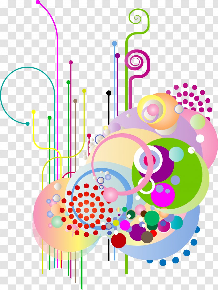 Clip Art - Color - Bright Dot Line Transparent PNG