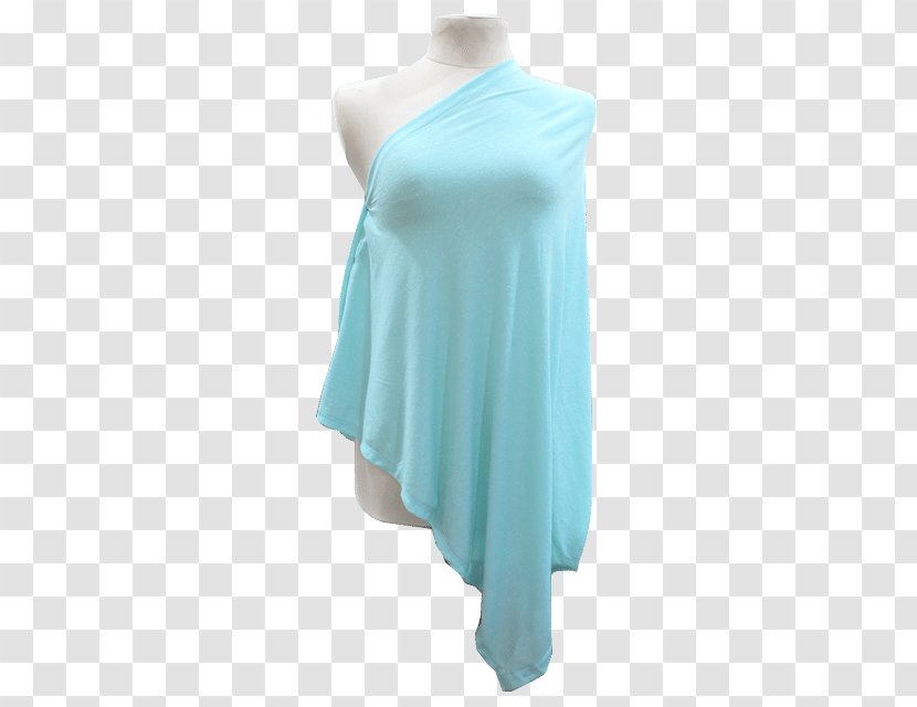 Shoulder Dress - Turquoise Transparent PNG