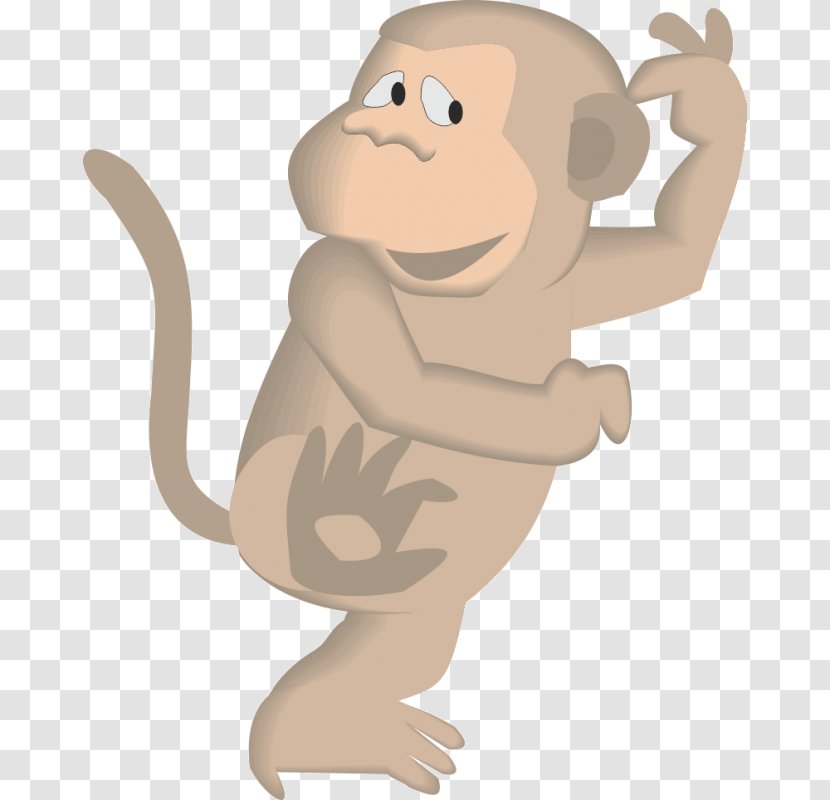 Dance Monkey Cartoon Clip Art - Flower Transparent PNG