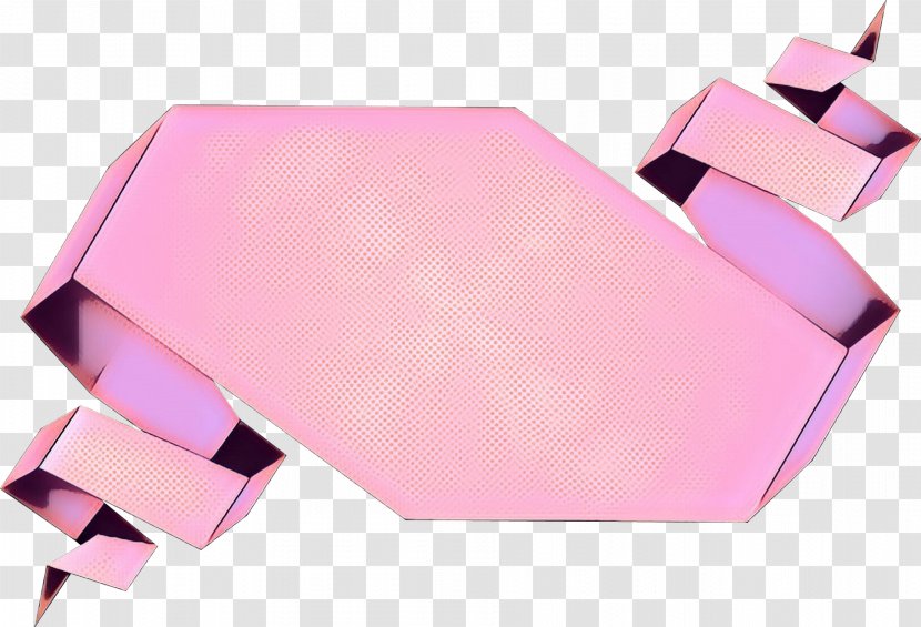 Origami - Pink - Ribbon Fashion Accessory Transparent PNG