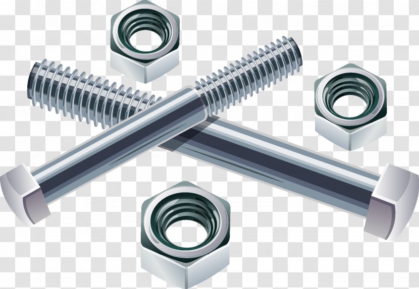 Bolt Nut Screw Stainless Steel Fastener - Household Hardware - And Transparent PNG