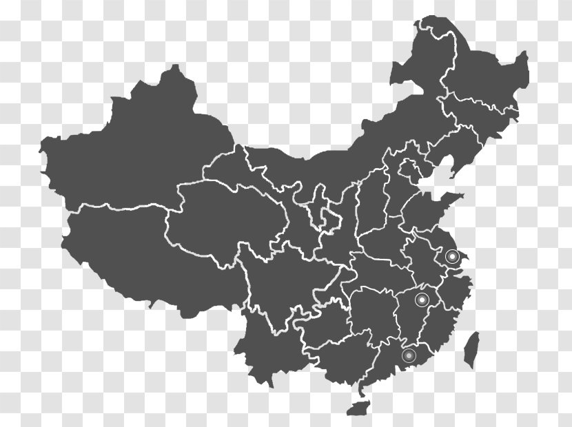 China Vector Graphics World Map Topographic - Monochrome Photography Transparent PNG