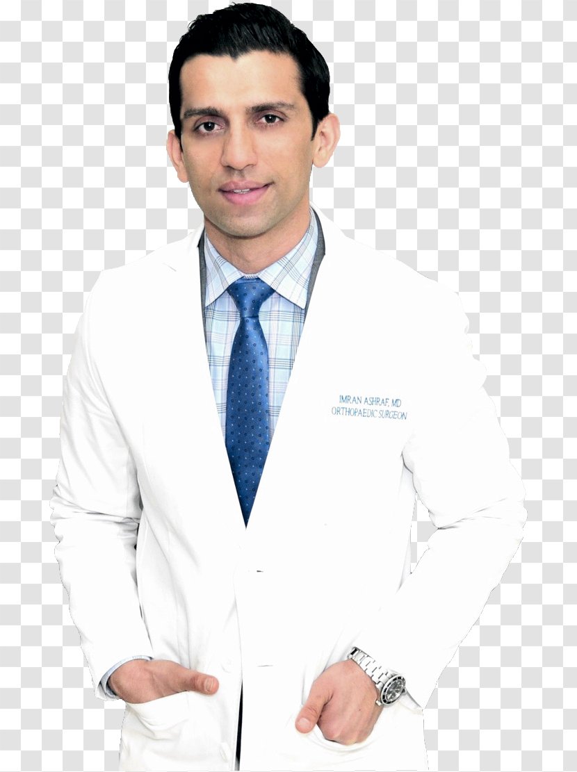 Physician Lenox Hill Hospital Imran Ashraf, MD Residency - White Coat - IMRAN Transparent PNG