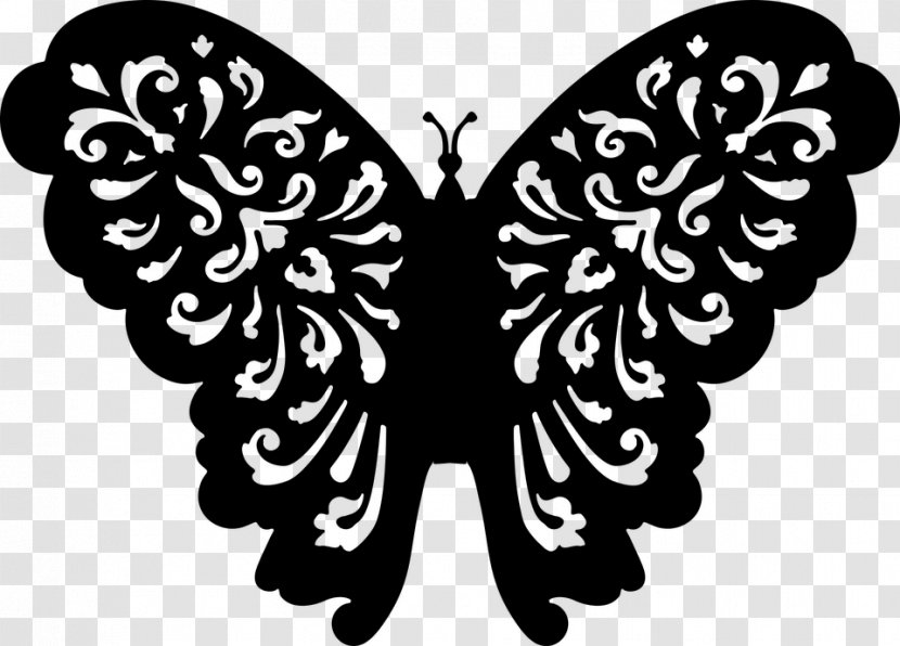Butterfly Silhouette - Visual Arts - Motif Symmetry Transparent PNG