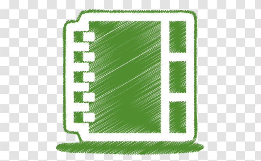 Green Address Book Colored Pencil - Color Transparent PNG