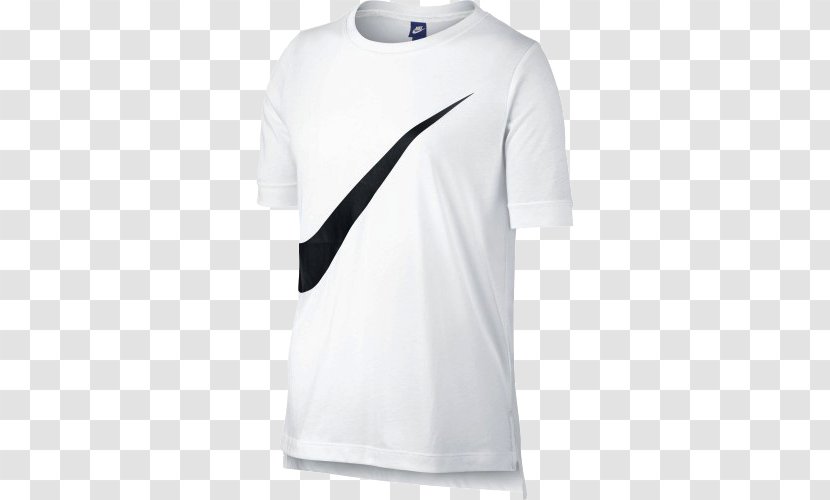 T-shirt Nike Clothing Adidas - Shoulder - Swoosh Transparent PNG