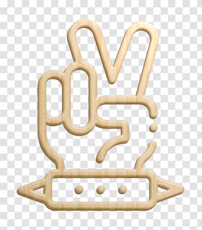 Peace Icon Rock And Roll Icon Music And Multimedia Icon Transparent PNG