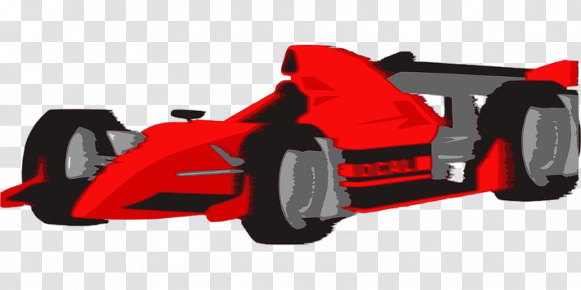 Formula One Car Auto Racing Clip Art - Sports In Red Transparent PNG