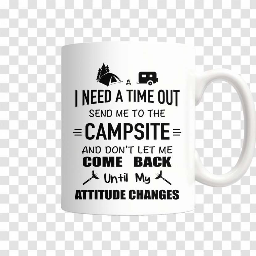 Caravan Mug Coffee Cup Campervans Camping - Brand Transparent PNG