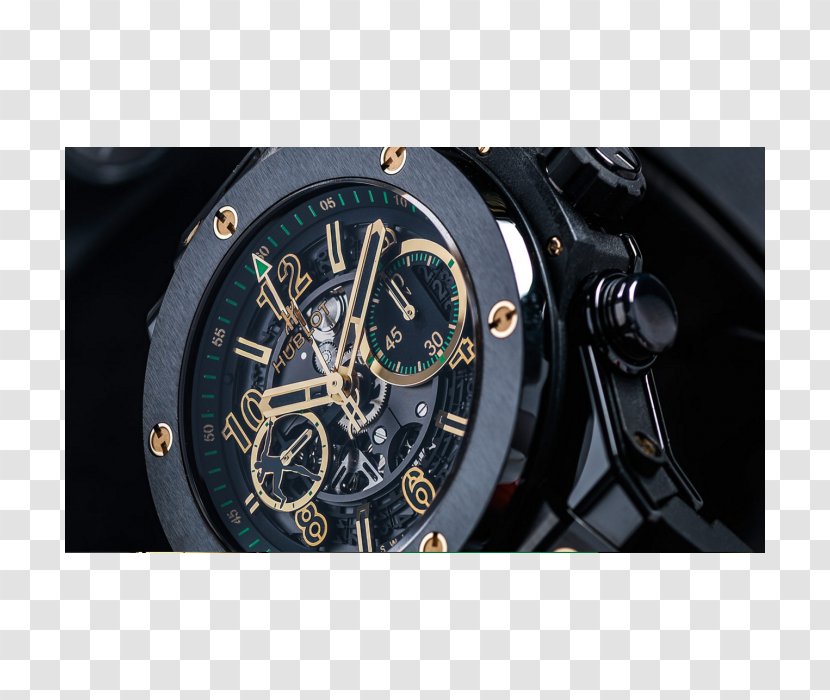 Hublot Counterfeit Watch Chronograph Replica - Sprint - Usain Bolt Transparent PNG