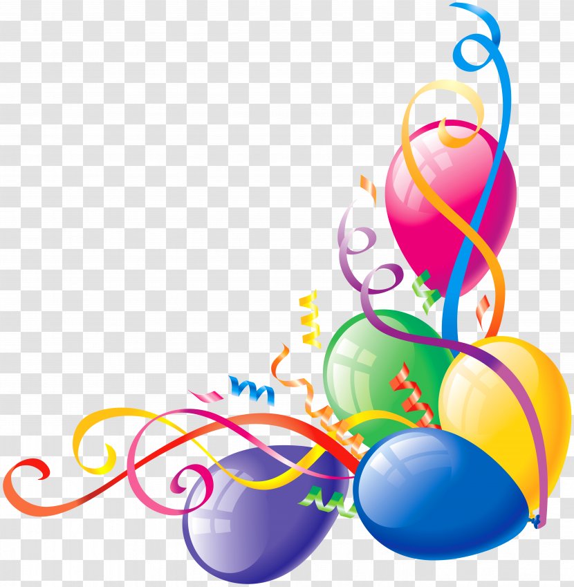 Balloon Birthday Gift Clip Art - Easter Egg - Balloons Transparent PNG