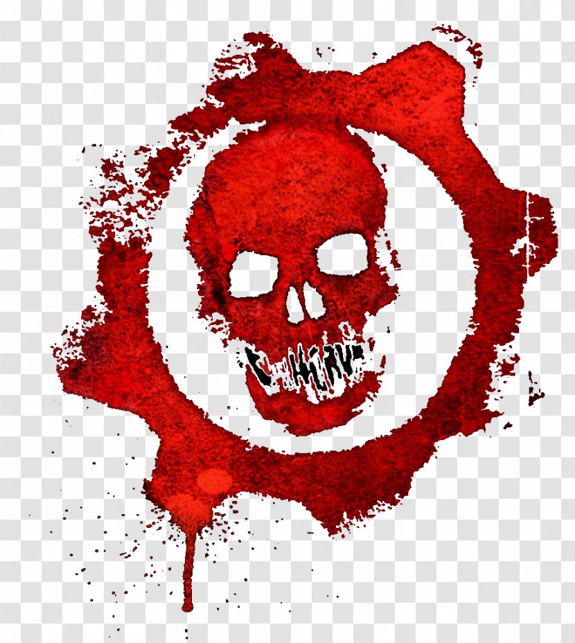 Gears Of War 3 War: Ultimate Edition Judgment 4 - Watercolor - Skulls Transparent PNG