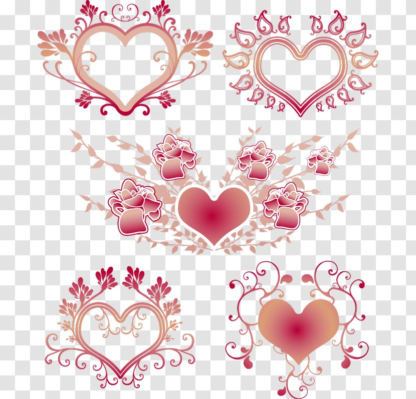 Amour - Silhouette - Watercolor Transparent PNG