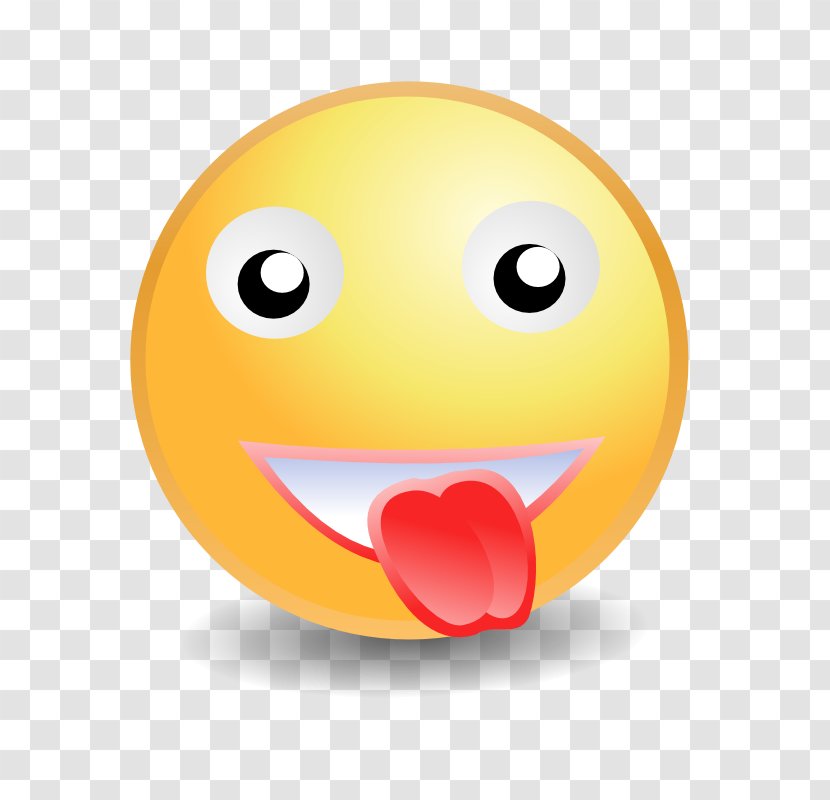 Smiley Emoticon Clip Art - Tongue Out Transparent PNG