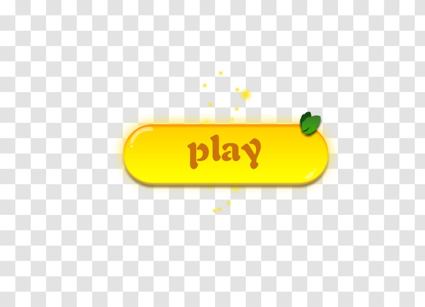 Game Icon Button Video - Yellow - Buttons Transparent PNG