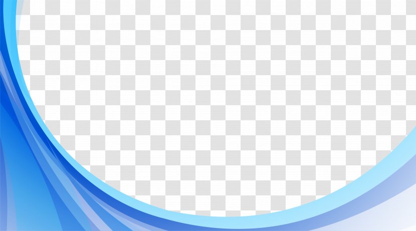 Line ARC - Blue - Crescent Arc Gradient Wavy Lines Transparent PNG