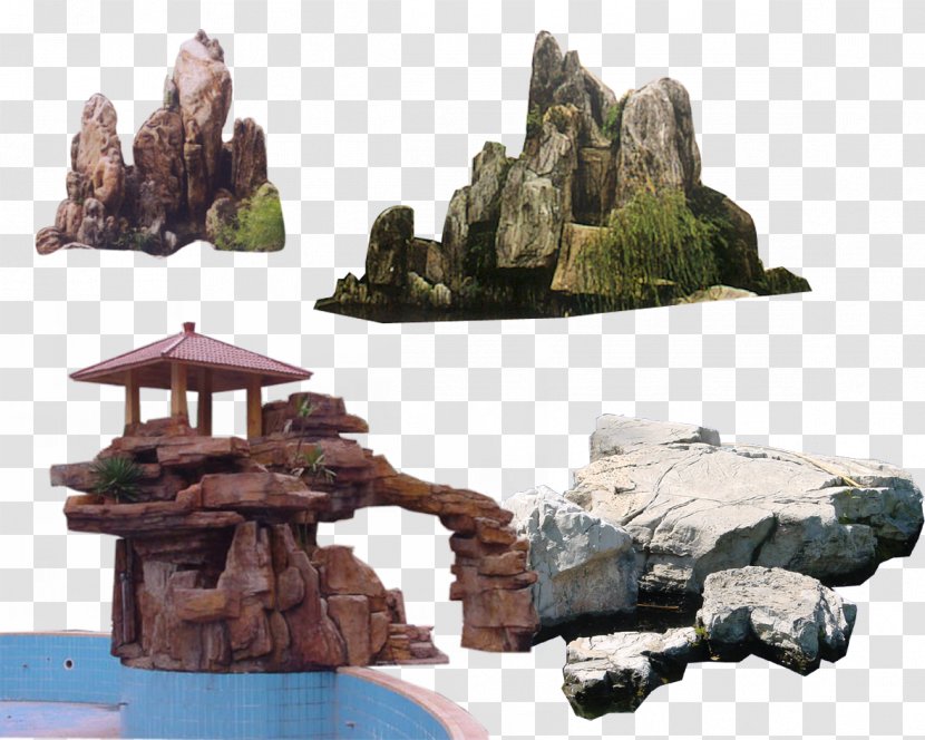 Chinese Garden Bonsai Google Images Gazebo - Stone Sculpture Material Transparent PNG