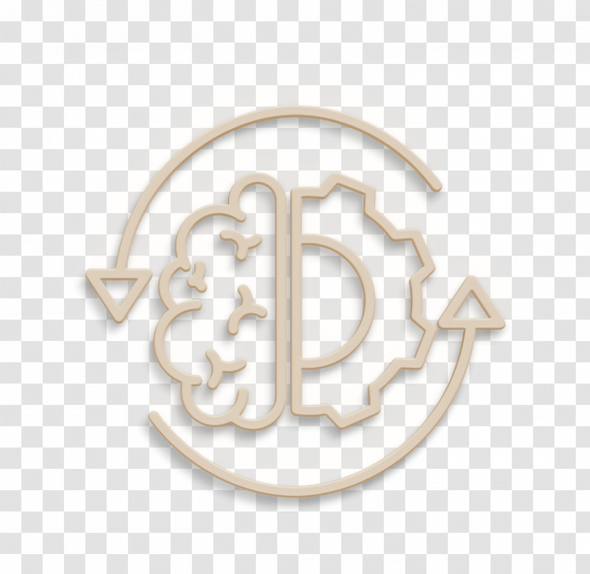 Process Icon Artificial Intelligence Icon Brain Process Icon Transparent PNG