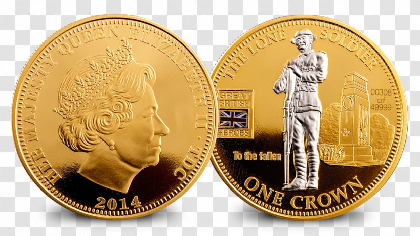 Gold Coin Crown Commemorative Transparent PNG